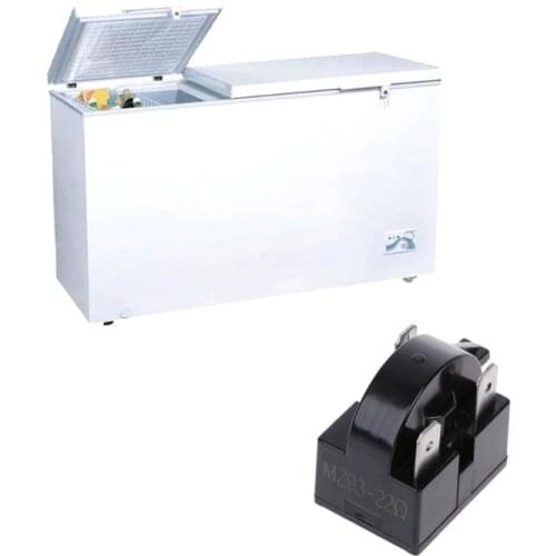 1PC Durable Refrigerator Parts 3 PIN Terminals 22 Ohm Refrigerator Compressor PTC Starter Relay Parts for Home Kitchen 220V