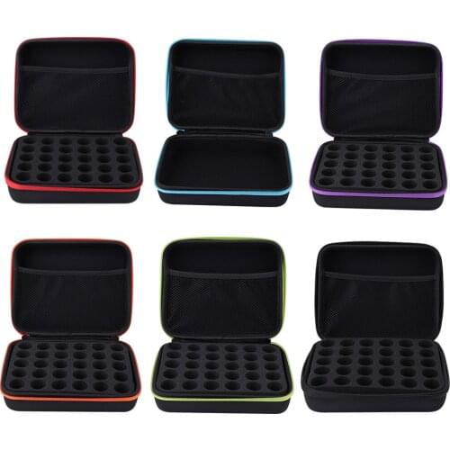 30 Slots 10/15ML Essential Oil Storage Case Shockproof Carrying Boxs Portable Travel Carrying Bags Organizer Holder