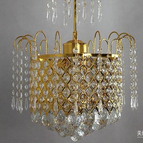 Modern Fashion LED Royal Empire Golden Crystal Chandeliers French Art Light Luxury Decoration Ceiling Lamps lamps manufacturers