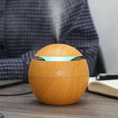 USB Aroma Humidifier ESSential Oil Diffuser Mini Ultrasonic Cool Mist Air Purifier 7 Color Change LED Night light Office Home