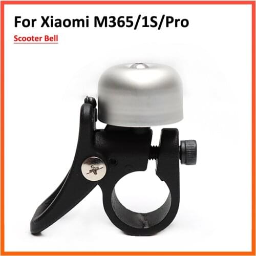 Scooter Horn Bell for Xiaomi M365 and M365 Pro 1S Electric Scooter Handlebar Aluminumx Alloy Bell Loud Crisp Ring Accessory