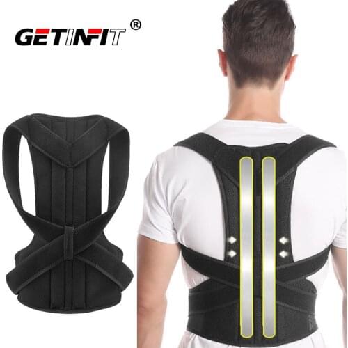 Getinfit 1PCS Back Brace Shoulder Posture Corrector Back Support Spine Corrector Health Postural Fixer Tape Back Safty Protector
