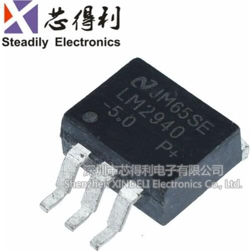 10pcs/lot TO-263-3 LM2940CS-5.0 Voltage Regulator Low-Voltage Drop + 5.0v