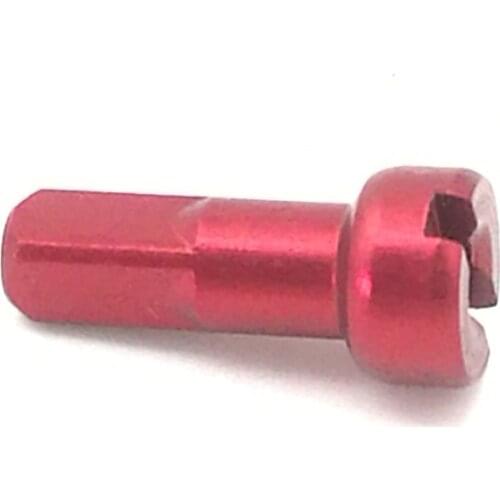10 PCS A LOT Pillar Aluminum Alloy Nipples For 15G Diameter 1.8mm Bicycle Spokes