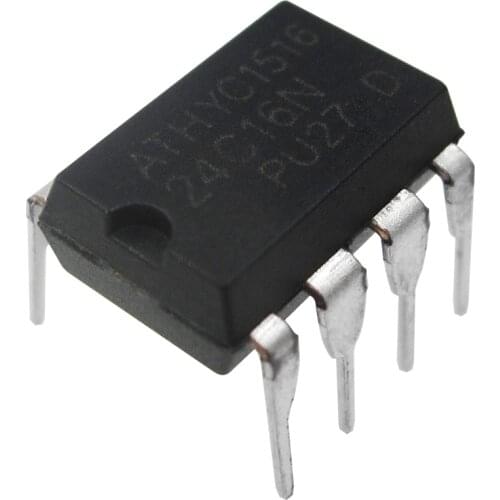 100PCS AT24C16N 24C16N 24C16 AT24N16 DIP-8 EEPROM 16k 2-Wire Bus new original