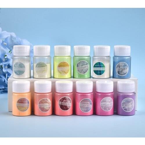 15g Fluorescent Powder Neon Phosphor Colorful DIY UV Crystal Epoxy Filling Lasting 3D Glow Luminous Pigment Home Decorations