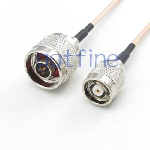 15CM Pigtail coaxial jumper cable RG316 extension cord 6inch N male plug to RP TNC male plug RF adapter connector