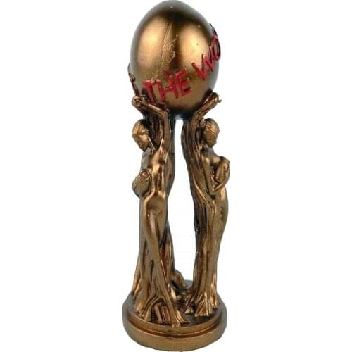 16cm The World is Yours Resin Paperweight Statue Collectible Statue, Premium Prop Movie Replica Trophy Sculpture