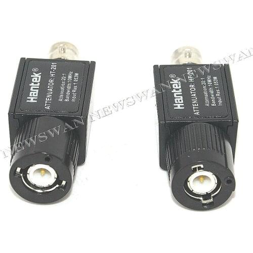 2PCs Hantek Attenuator 1008C Oscilloscope Signal Passive Attenuator HT201 20:1 Passive Attenuator 300V Max For Pico