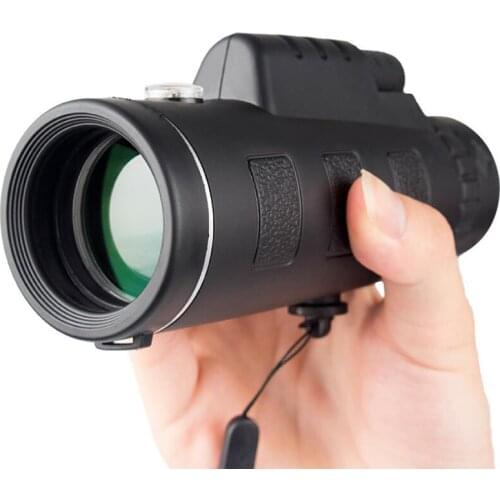 40X60 Day & Night Vision Dual-Focus HD Optics Zoom Monocular Telescope Waterproof Super Clear for Outdoor Hunting Telescope