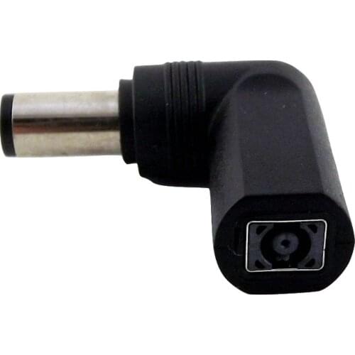 5x DC Power Right Angled 4.5 x 3.0mm Female Jack To 7.4 x 5.0mm Male Plug For HP DELL Adapter Connector