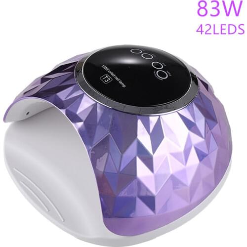 86W UV LED Nail Lamp With 39 Pcs Leds For Curing Gel Nail Dryer Nail Polish Lamp 30/60/99/120s Auto Sensor Manicure Tools