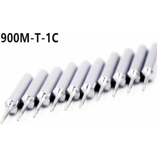 900M-T-1C 10pcs Lead Free Soldering Iron Tips For HAKKO 907/933/852D+/936 Soldering Station Electric Replaceable Welding Heads