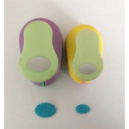 Free Ship 10mm-76mm Oval Shaped Hole Punch Cortador De Papel Ovalado Craft Punchers DIY Scrapbooking Ellipse Furador Perfurador