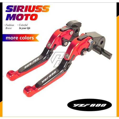 CNC Motorcycle Foldable Lever Motocross Brake Clutch Levers Case for Yamaha YZF600 R6 YZF 600 1999-2002