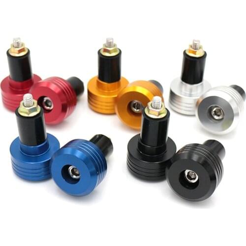 Evomosa 7/8" CNC Motorcycle Handlebars Grips Bar Ends Slider Vibration Heavy Weights Plug Handle Bar Sliders For Dirt Bike