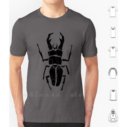 Beetle Q T Shirt 6Xl Cotton Big Size Beetle Black Kubo And The Two Strings Kubo Hanzo Japan Japanese Origami Cinema Film Movie