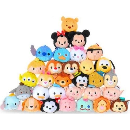 Mini Original Kawaii Cute Disney Tsum Tsum Animal and Movie Character Dolls Toys for Girls Gift