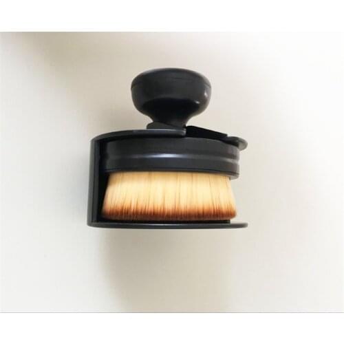 Portable Makeup Brush O Shape Seal Stamp Foundation Powder Blush Liquid Cosmetic Make Up Brushes