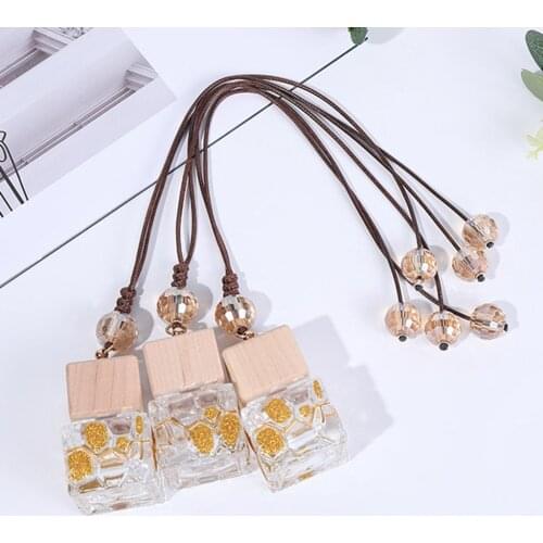Empty Hanging Perfume Air Freshener Bottle Diffuser 10ml Car Room Ornament