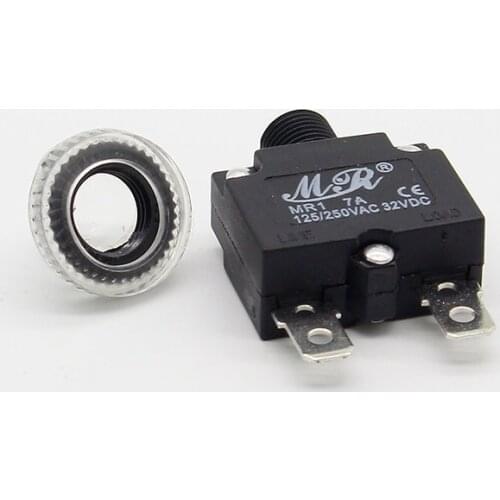 Thermal switch circuit breaker overload protector 3A,4A,5A,6A ,7A, 7.5A ,8A,10A,15A,18A,20A,25A,30A overload switch