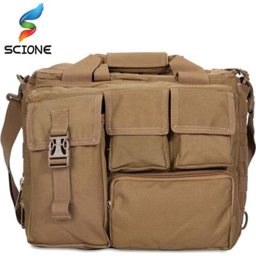 Military Tactical Backpack Camouflage Molle Bag Shoulder Hiking Camping Climbing Crossbody Daypack 600D Hunting Outdoor XA252Y