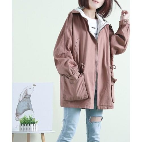 YoYiKamomo Women's Hooded Trench Coats China