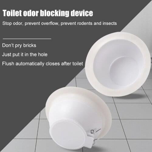 Anti-smell Plug for Squatting Pan Squat Toilet Squatting Pit Smell Stopper Durable Bathroom Products LBShipping