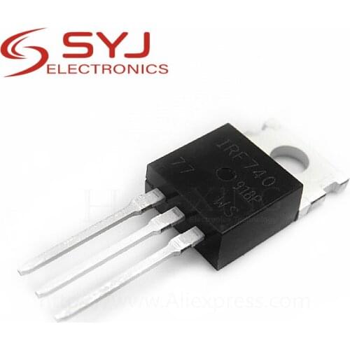 10pcs/lot IRF740PBF IRF740 TO-220 400V 10A new original In Stock