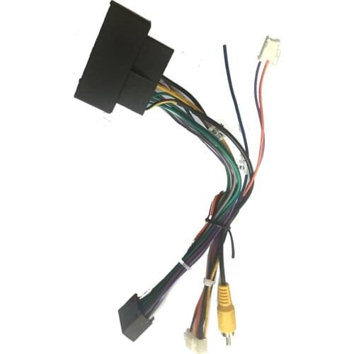 2 din Car Radio Female ISO Radio Plug Power Adapter Wiring Harness for Citroen C4 C-Triomphe C-Quatre Elysee for Peugeot cable