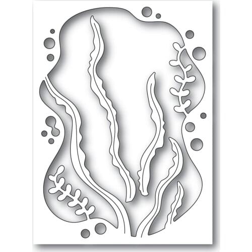 2021 AliliArts Metal Cutting Dies Kelp background diy Scrapbooking Photo Album Decorative Embossing PaperCard Crafts Die