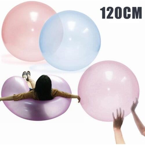 2021 XL(120CM) Durable Bubble Ball Inflatable Fun Ball Amazing Tear-Resistant Super Wubble Bubble Ball Inflatable Outdoor Balls