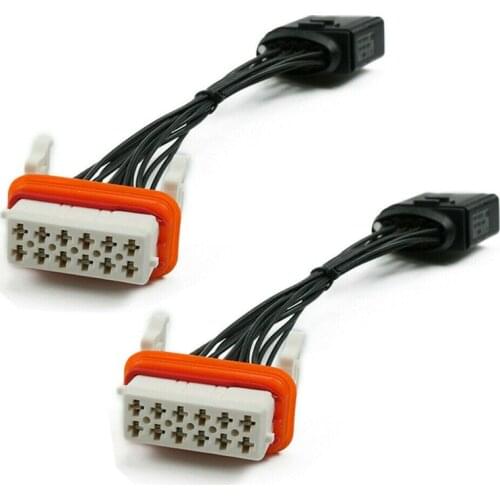 2X Headlight Wiring Harness Left Right for Porsche Cayenne Xenon for 95563123911