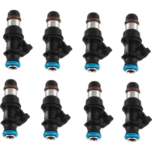 8Pcs Fuel Injector 2 Holes 4.8L 5.3L 6.0L Engine for Suburban Sierra 25317628 17113698 25320287 FJ315 17114502 4G1132