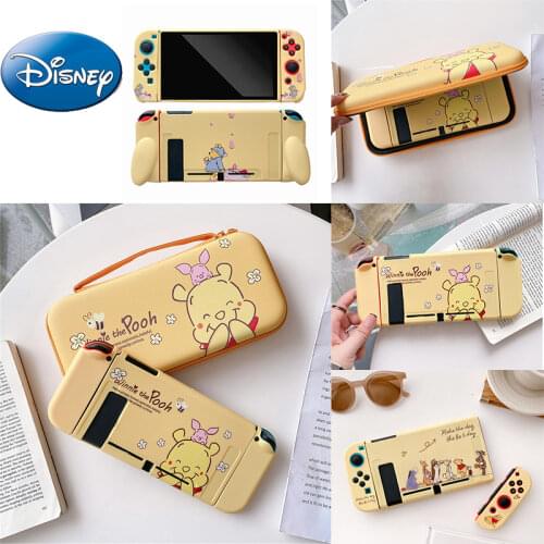 NEW Disney Pooh Bear Nintendoswitch Cute Case Nitendo Nintend Switch Accessories Soft TPU Shell Cover for Nintendos Switch Skin