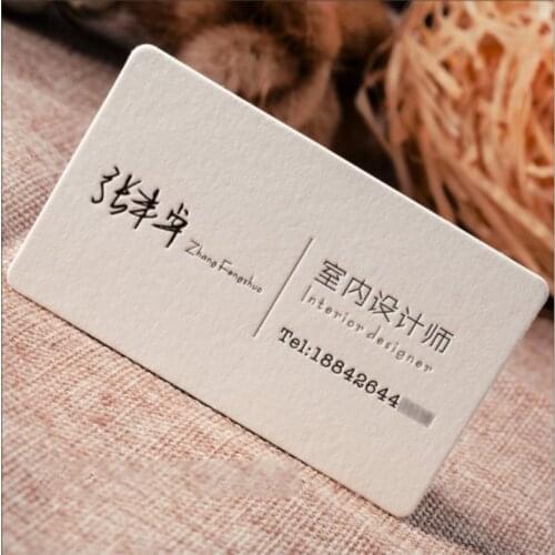 Customized 200 pcs high grade paper Business name cards two side Full Color printing design Free shipping
