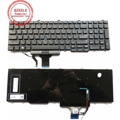 US Laptop Keyboard For Dell Latitude E5550 E5570 M3510 M7510 M7720 M7520 15 3510 7510 Backlight