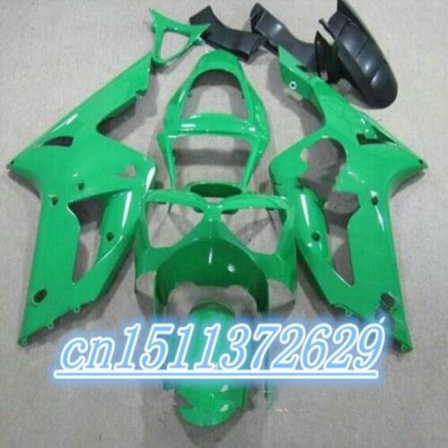 Green fairing kit FOR KAWASAKI NINJA ZX 6R 636 03 04 ZX-6R Body ZX6R 2003 2004 ZX 6R 03 04 fairings