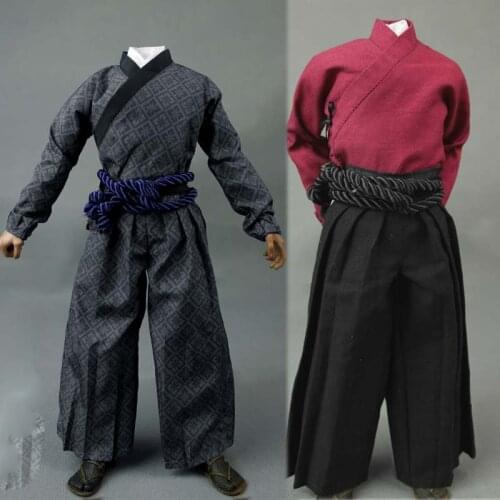 1/6 Scale Costumes of The Japanese Warring States Warriors Clothing Set for 12in Action Figure Male Soldier Phicen Tbleague Toy