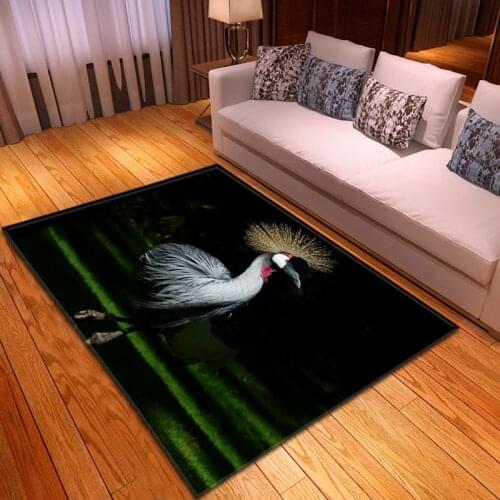 Fashion 3D animal cartoon printing carpet living room bedroom decoration baby carpet smooth soft flange childrens room carpet
