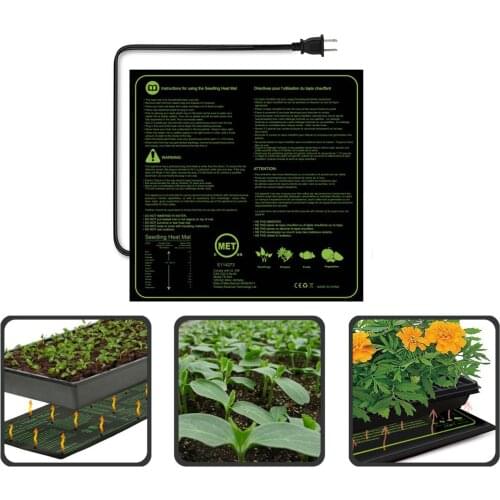 45W Seedling Heating Mat Flowers Vegetables Digital Seedlings Growth Germination Propagation Starter Warm Hydroponic Heating Pad
