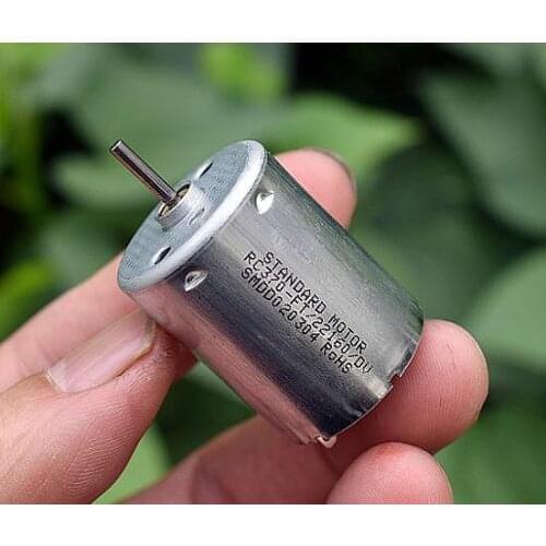 Brand new 370 DC motor RC--370FT 5V 5000rpm 6v 6000rpm metal brush quiet motor