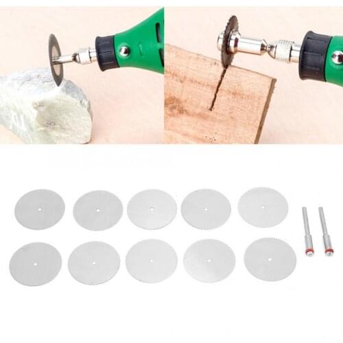 Band saw blade 10Pcs Stainless Steel Saw Blade Cutting Wheel Disc Electric Grinder Accessories Woodworking Cutting Tool