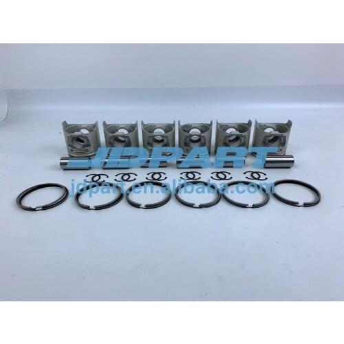 DB58 Pistons With Cylinder Piston Ring Set For Doosan