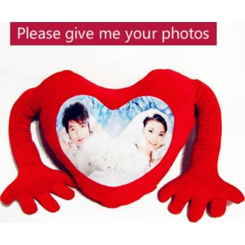 Provide photo Arms to embrace love doll cushion Real human pillows Christmas decorations diy gift Birthday Valentines Day