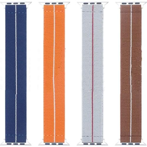 New Braided Solo Loop for Apple Watch Band 44mm 40mm 38mm 42mm Nylon Elastic Belt Bracelet iWatch Series 3 4 5 Se 6 Strap