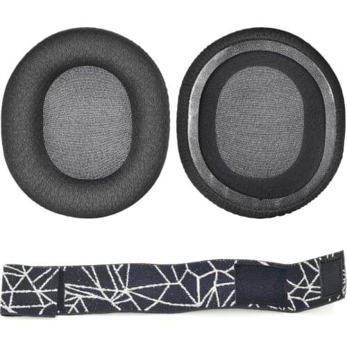 1Pair Earpads Replacement Ear Pads Cushions Muffs Repair Parts Headband For SteelSeries Arctis 3 5 7 Gaming Headset Headphone