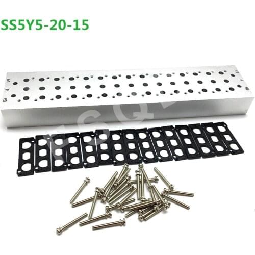 SS5Y5-20-10,11,12,13,14,15,16 SMC SY5000 FSQD SMC series solenoid valve junction plate