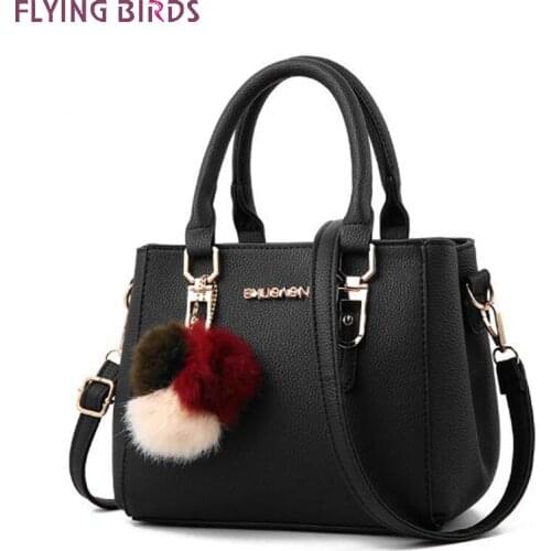 FLYING BIRDS Women Bag Vintage Handbag Casual Tote Fashion Women Messenger Bags Shoulder Top-Handle Purse Wallet Leather 2020