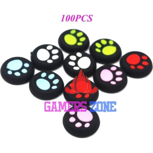 100pcs For Xbox one 360 Analog Silicone Joystick Thumbstick Grips Caps for PS4 PS3
